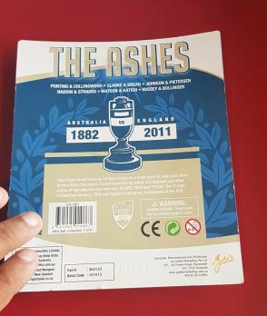 Ashes 2011 Mini Bat & Player Card Collection: Ricky Pointing & Paul Collingwood, in The Original Pack