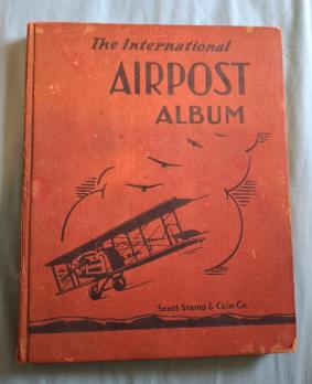 Old Scott Stamp Album, Up To 1933, Mostly Empty