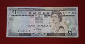 Fiji 1 Dollar 1987 XF Condition