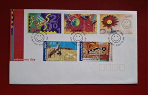 Australia 2001 FDC on Color My Day