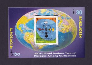 Bangladesh UN Year of Dialogue S/S MNH 2001