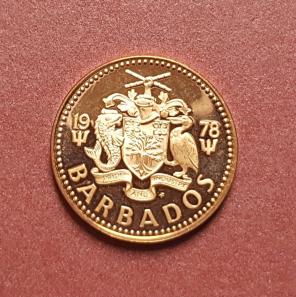 Proof Coin: Barbados 1 Cent