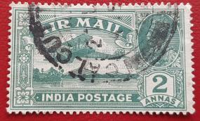 India (British) George V- 2 Anna, Used
