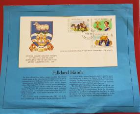 Falkland Islands Qe2 Silver Jubilee FDC