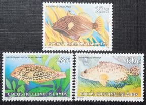 Cocos (Keeling) Islands - 1980 Fish, 3v MNH Complete Set
