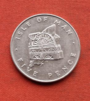 Isle of Man 5 Pence 1976