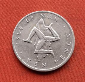 Isle of Man 10 Pence 1976