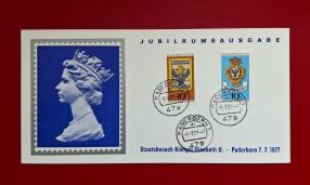 Germany-Uk Joint Issur 1977 Queen's Visit