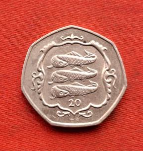 Isle of Man 20 Pence 1986