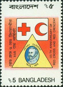 Bangladesh 1988 Red Cross and Red Cresent - 5tk Stamps MNH