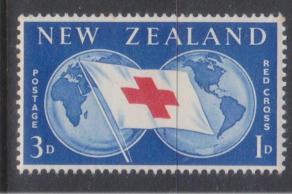 New Zealand 1959 Red Cross 3d, MNH