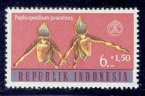 Indonesia 1962 Orchid 1v, MNH
