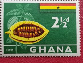Ghana on Cocoa Fruid, MNH