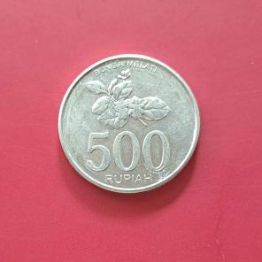 Indonesia 500 Rupiah 2008 - Aluminium Coin - Dia 27.2 mm