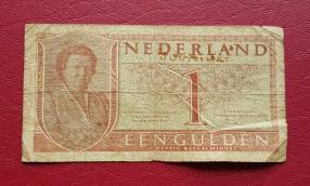 Netherlands 1 Gulden 1949 Fine Condition