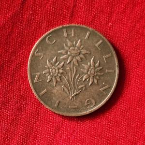 Austria 1 Schilling 1973 - Aluminium Bronze Coin - Dia 22.5 mm