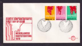 Netherlands 1970 The Fight Against Heart Diseases FDC