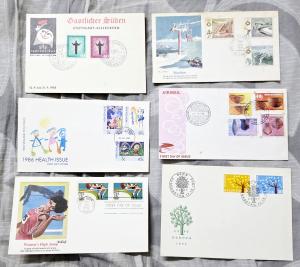 5 Different FDC & 1 Postcard - Lot 2