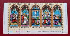 Anguilla 1972 Easter Stained-Glass Windows MNH