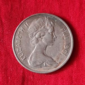 Fiji 10 Cents 1981 - Copper-Nickel Coin - Dia 23.6 mm