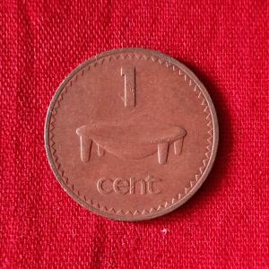 Fiji 1 Cent 1973 - Bronze Coin - Dia 17.5 mm