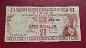 Fiji 1 Dollar 1974 Fine Condition