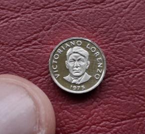 Panama 2.5 Centimes 1975 Commemorative Proof, Dia 10 mm