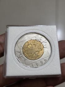 Croatia 25 Kuni 1999. Dia 32 Mm