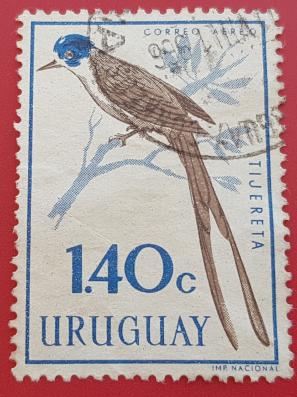 Uruguay 1962 1.4 Peso Bird Stamps, Used