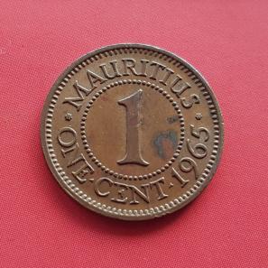 Mauritius 1 Cent- Elizabeth 2, 1965