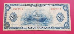 Netherlands Antilles 2 1/2 Gulden 1964 - Fine Condition