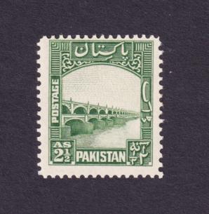Pakistan 1948 Lloyds Barrage 2½ A Stamps Mint (Hinged)