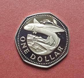 Proof Coin: Barbados 1 Dollar 1978