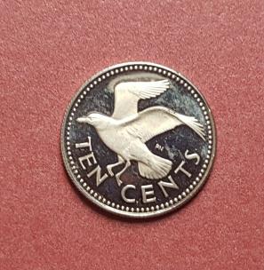 Proof Coin : Barbados 10 Cents 1978