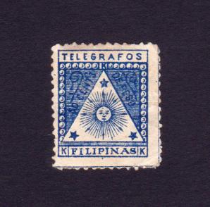 Philippines (Revolutionary Government) 1898 Telegrafos Stamps MH