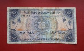 Western Samoa 2 Tala 1967 VF Condition