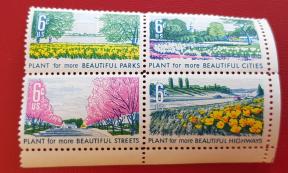 USA 1969 Beautification 4v Stamps MNH