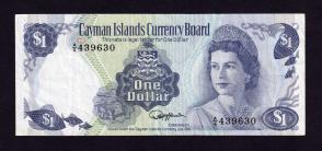 Cayman Islands 1 Dollar XF Condition 1985