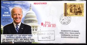 Commemorative Cover - Joe Biden Take The Charge of President of The Us