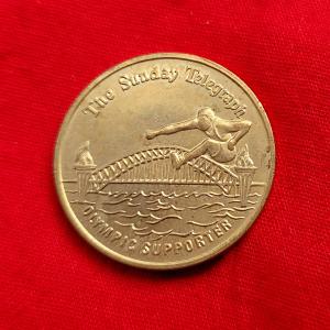 Australia 1992 The Sunday Telegraph Olympic Supporter - Brass Clad Steel Medal - Dia 27 mm