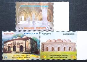 Bangladesh - 1994 Ancient Mosques, 3v Complete Set