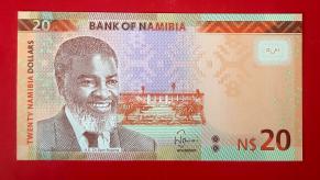� A Beautiful African Banknote Featuring Namibia’s Founding President! নামিবিয়া �� | আফ্রিকা � | ২০ নামিবিয়া ডলার | ২০১৫#unc