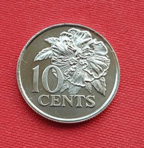 Proof Coin:Trinidad and Tobago 10 Cents 1979