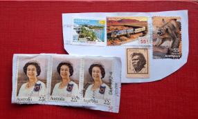 on Paper Stamp Lot 3: Mainly Australian Stamps