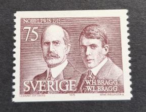 Sweden 1975 on Nobleprize1915 Winner, 0.75, MNH
