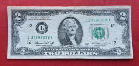 Us 2 Dollars 1976 VF Condition