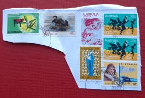 on Paper Stamp Lot 5: Australian Stamps