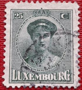 Luxembourg 25c, Used