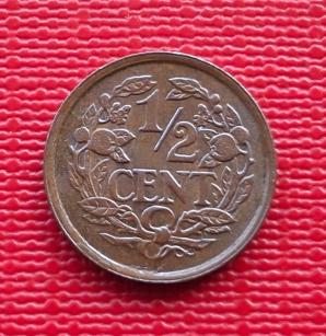 Netherlands 1/2 Cent 1937
