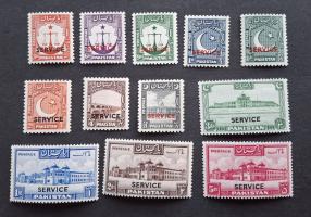 Pakistan 1948 Service Upto 5r, MNH